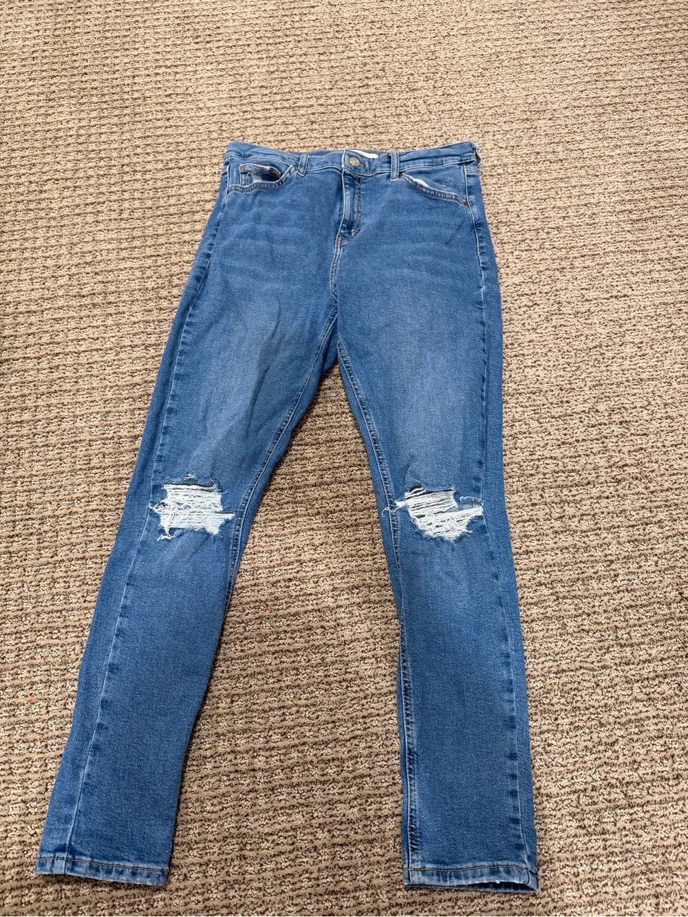 Jaime Blue Distressed Skinny Jeans